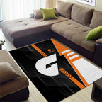 Greater Western Sydney Giants Area Rug Modern Geometric Sports Graphic Style