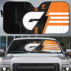 Greater Western Sydney Giants Auto Sun Shade Modern Geometric Sports Graphic Style