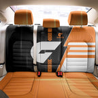 Greater Western Sydney Giants Back Car Seat Cover Modern Geometric Sports Graphic Style