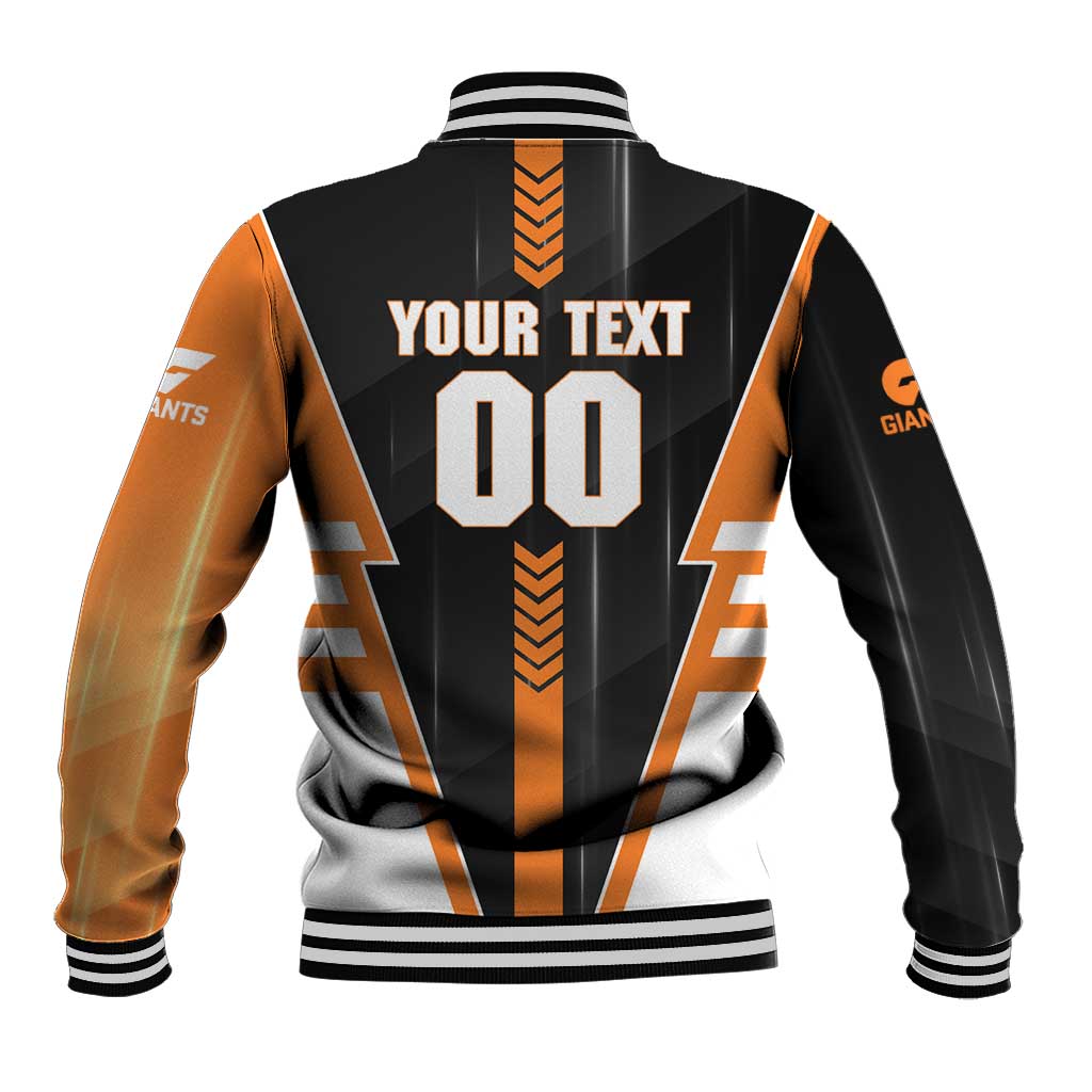 Personalized Greater Western Sydney Giants Baseball Jacket Modern Geometric Sports Graphic Style