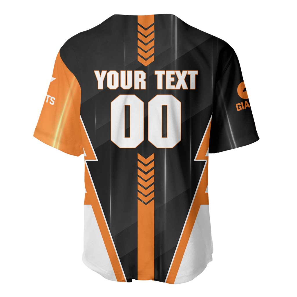 Personalized Greater Western Sydney Giants Baseball Jersey Modern Geometric Sports Graphic Style