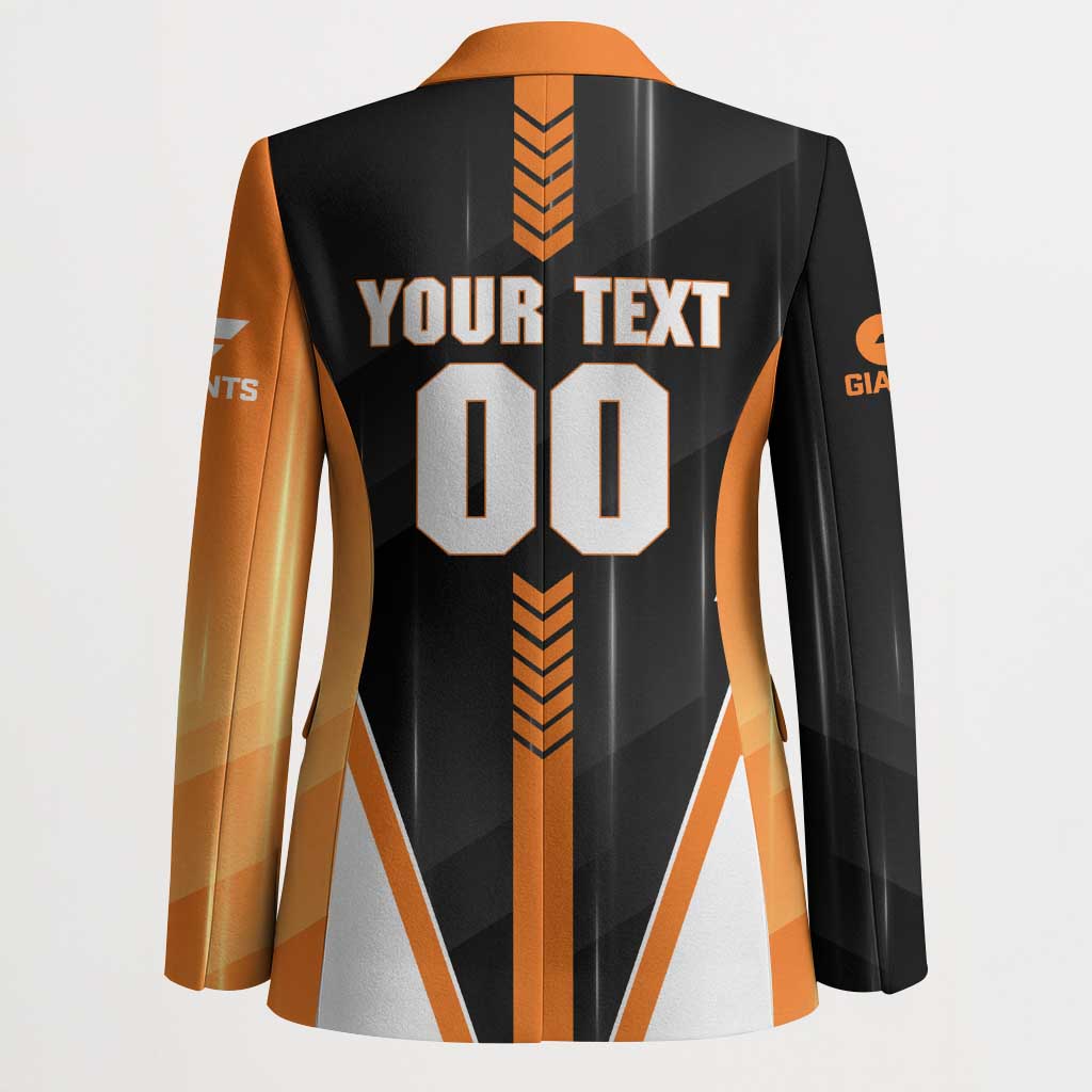 Personalized Greater Western Sydney Giants Blazer Modern Geometric Sports Graphic Style