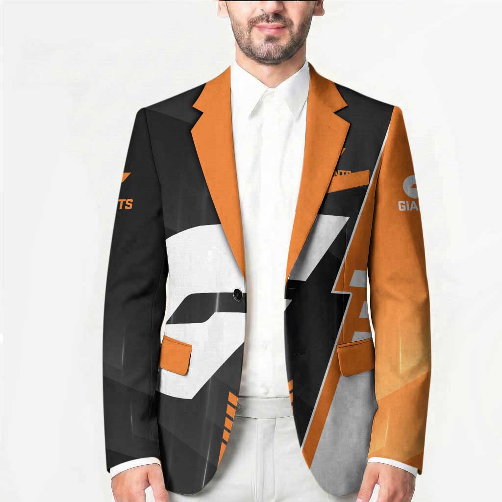 Personalized Greater Western Sydney Giants Blazer Modern Geometric Sports Graphic Style