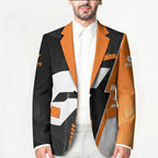Personalized Greater Western Sydney Giants Blazer Modern Geometric Sports Graphic Style