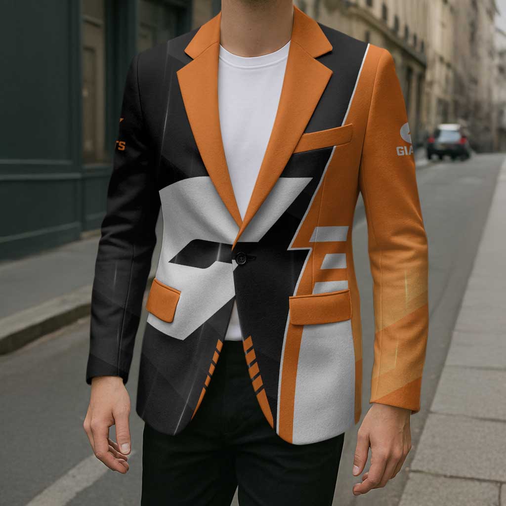 Personalized Greater Western Sydney Giants Blazer Modern Geometric Sports Graphic Style