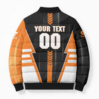 Personalized Greater Western Sydney Giants Bomber Puffer Jacket Modern Geometric Sports Graphic Style