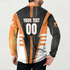 Personalized Greater Western Sydney Giants Button Sweatshirt Modern Geometric Sports Graphic Style
