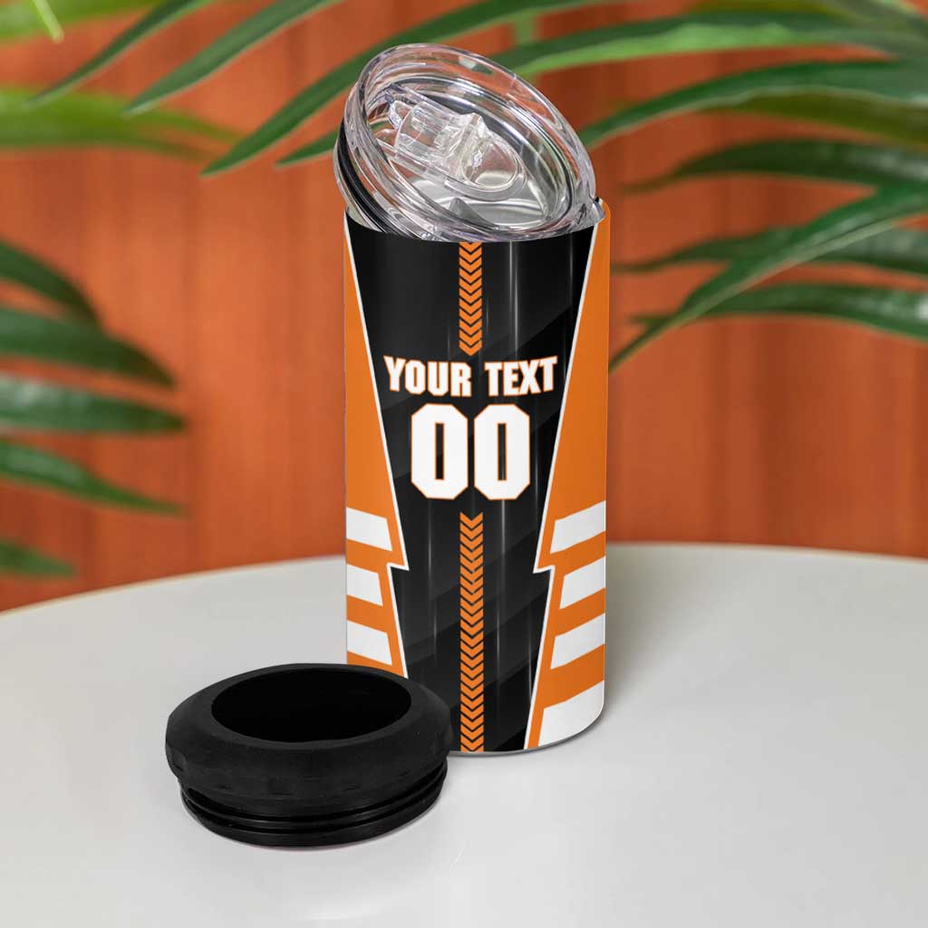 Personalized Greater Western Sydney Giants 4 in 1 Can Cooler Tumbler Modern Geometric Sports Graphic Style