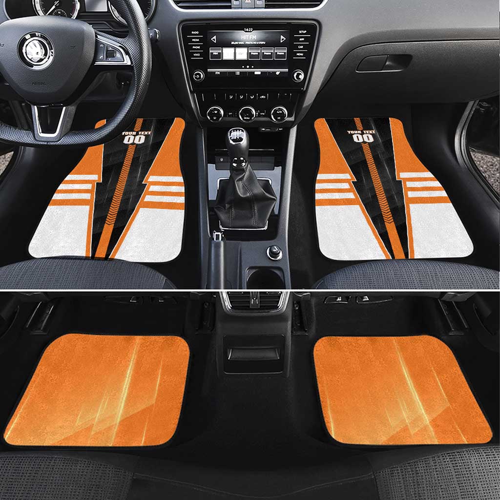 Personalized Greater Western Sydney Giants Car Mats Modern Geometric Sports Graphic Style