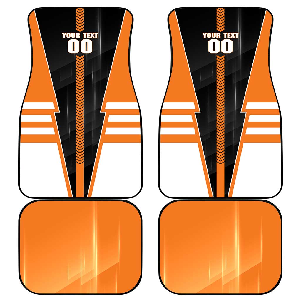 Personalized Greater Western Sydney Giants Car Mats Modern Geometric Sports Graphic Style