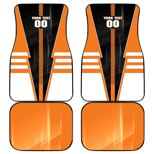 Personalized Greater Western Sydney Giants Car Mats Modern Geometric Sports Graphic Style