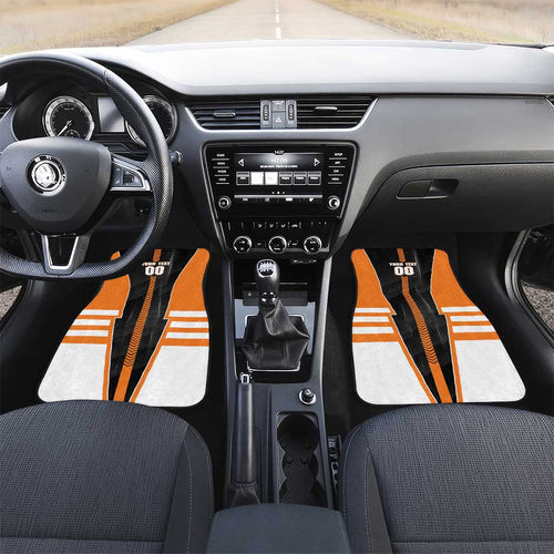 Personalized Greater Western Sydney Giants Car Mats Modern Geometric Sports Graphic Style