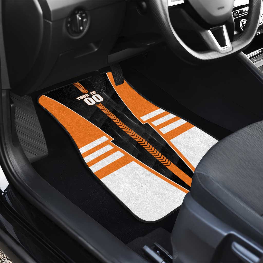 Personalized Greater Western Sydney Giants Car Mats Modern Geometric Sports Graphic Style