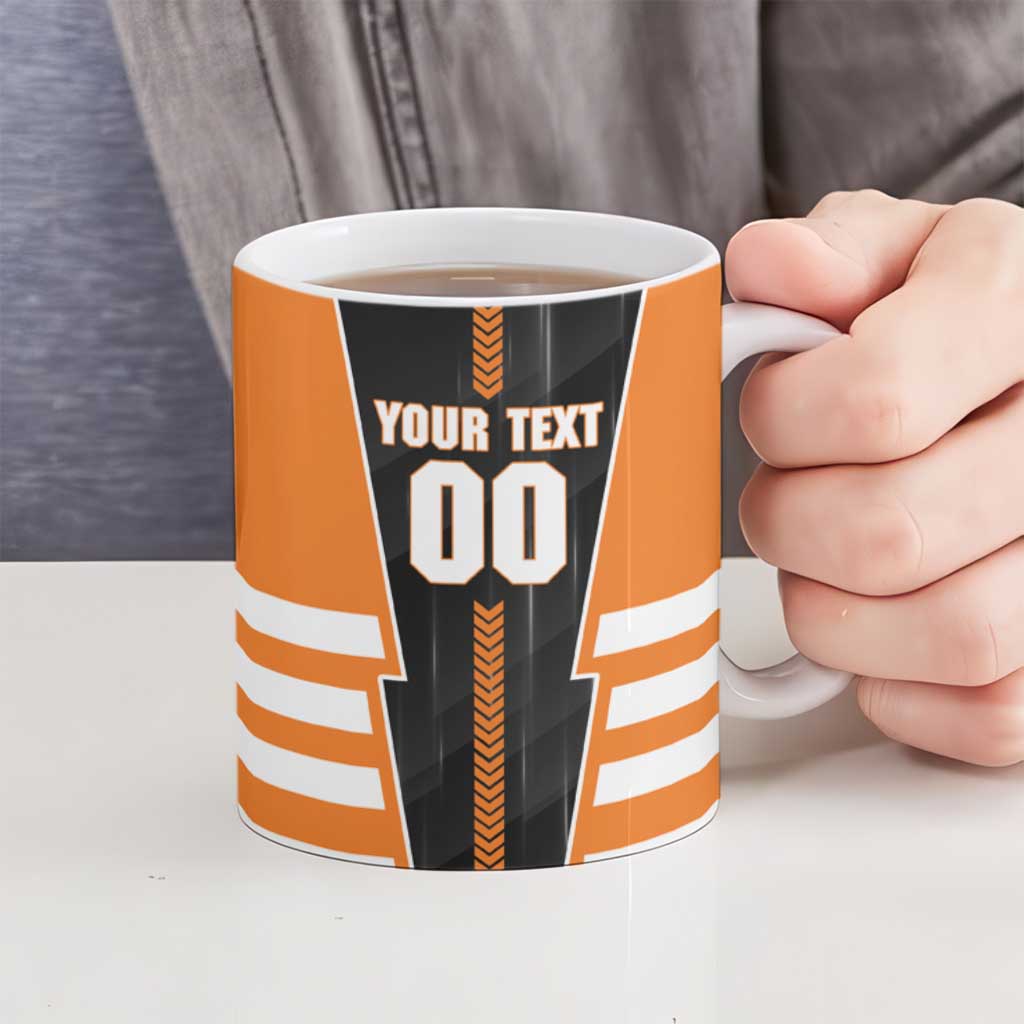 Personalized Greater Western Sydney Giants Ceramic Mug Modern Geometric Sports Graphic Style