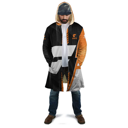 Personalized Greater Western Sydney Giants Cloak Modern Geometric Sports Graphic Style