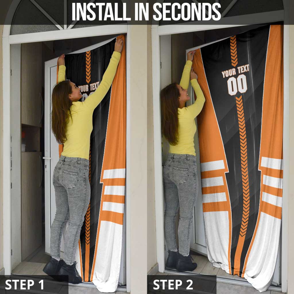 Personalized Greater Western Sydney Giants Door Cover Modern Geometric Sports Graphic Style