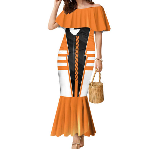 Personalized Greater Western Sydney Giants Family Matching Mermaid Dress and Hawaiian Shirt Modern Geometric Sports Graphic Style
