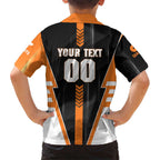 Personalized Greater Western Sydney Giants Family Matching Off Shoulder Short Dress and Hawaiian Shirt Modern Geometric Sports Graphic Style