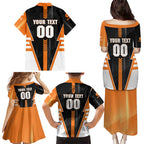 Personalized Greater Western Sydney Giants Family Matching Puletasi and Hawaiian Shirt Modern Geometric Sports Graphic Style
