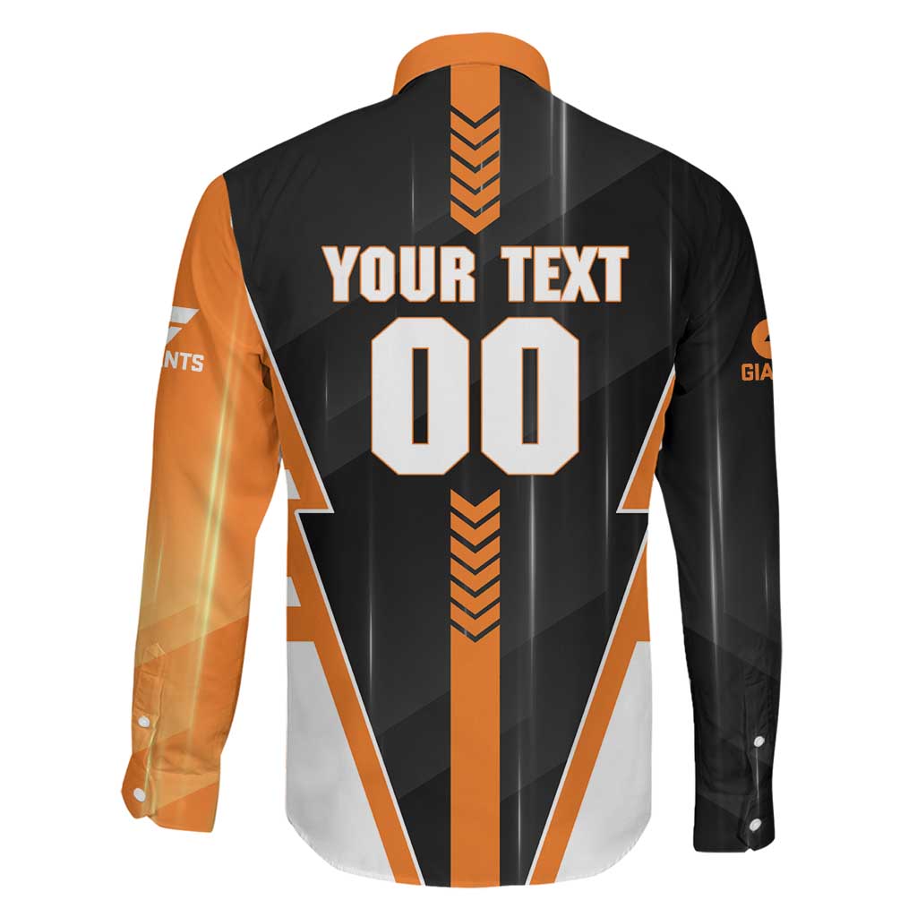 Personalized Greater Western Sydney Giants Family Matching Summer Maxi Dress and Hawaiian Shirt Modern Geometric Sports Graphic Style