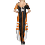 Personalized Greater Western Sydney Giants Family Matching Summer Maxi Dress and Hawaiian Shirt Modern Geometric Sports Graphic Style