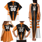 Personalized Greater Western Sydney Giants Family Matching Tank Maxi Dress and Hawaiian Shirt Modern Geometric Sports Graphic Style