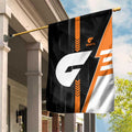 Greater Western Sydney Giants Garden Flag Modern Geometric Sports Graphic Style