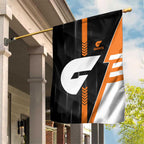 Greater Western Sydney Giants Garden Flag Modern Geometric Sports Graphic Style
