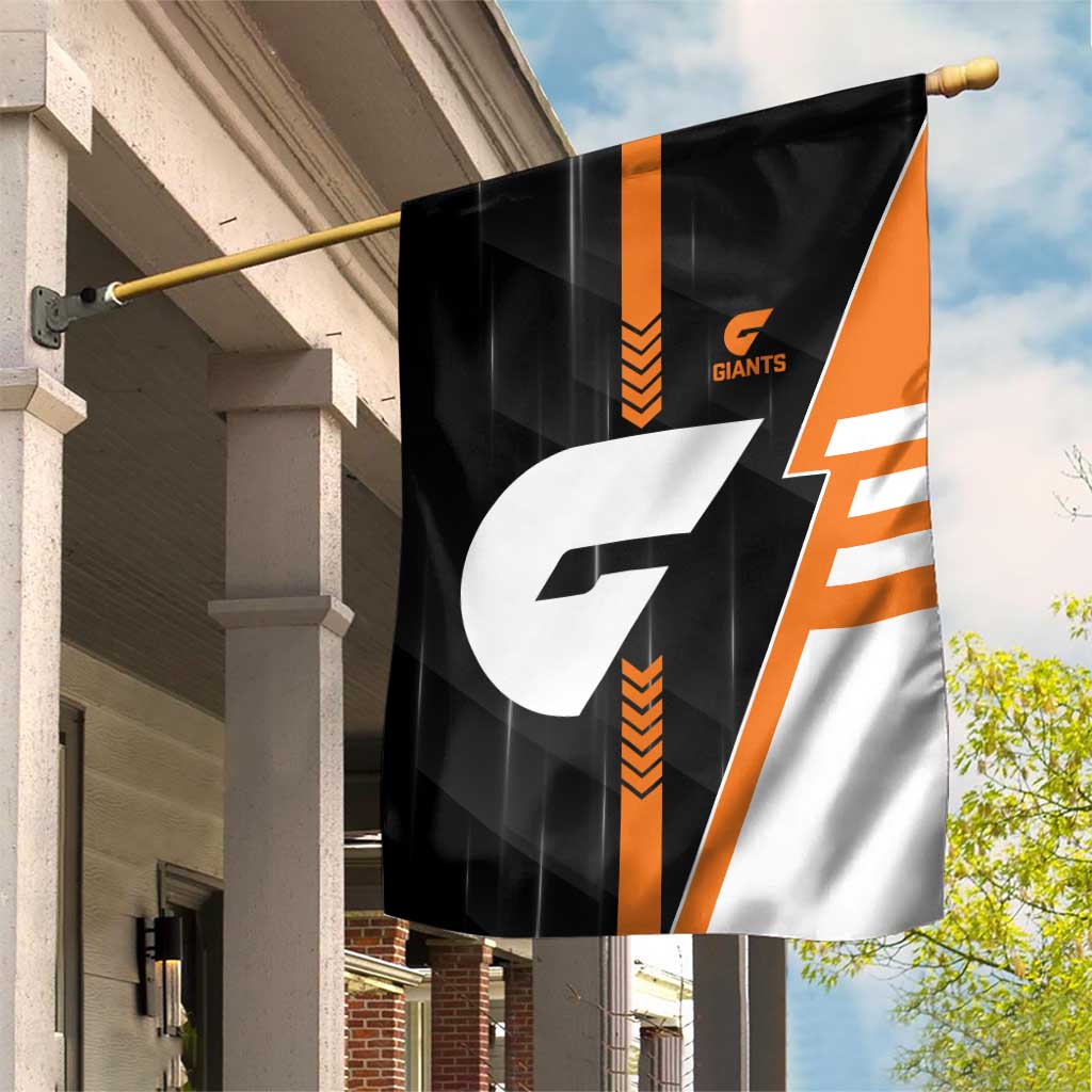 Greater Western Sydney Giants Garden Flag Modern Geometric Sports Graphic Style