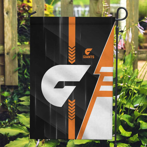 Greater Western Sydney Giants Garden Flag Modern Geometric Sports Graphic Style
