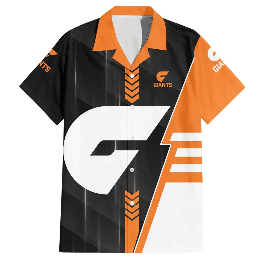 Personalized Greater Western Sydney Giants Hawaiian Shirt Modern Geometric Sports Graphic Style