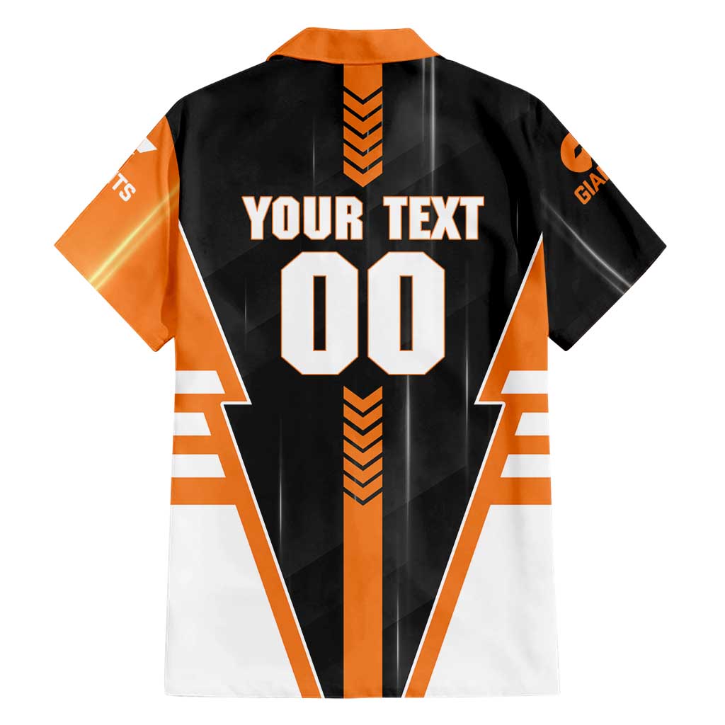 Personalized Greater Western Sydney Giants Hawaiian Shirt Modern Geometric Sports Graphic Style