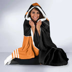 Greater Western Sydney Giants Hooded Blanket Modern Geometric Sports Graphic Style