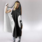Greater Western Sydney Giants Hooded Blanket Modern Geometric Sports Graphic Style