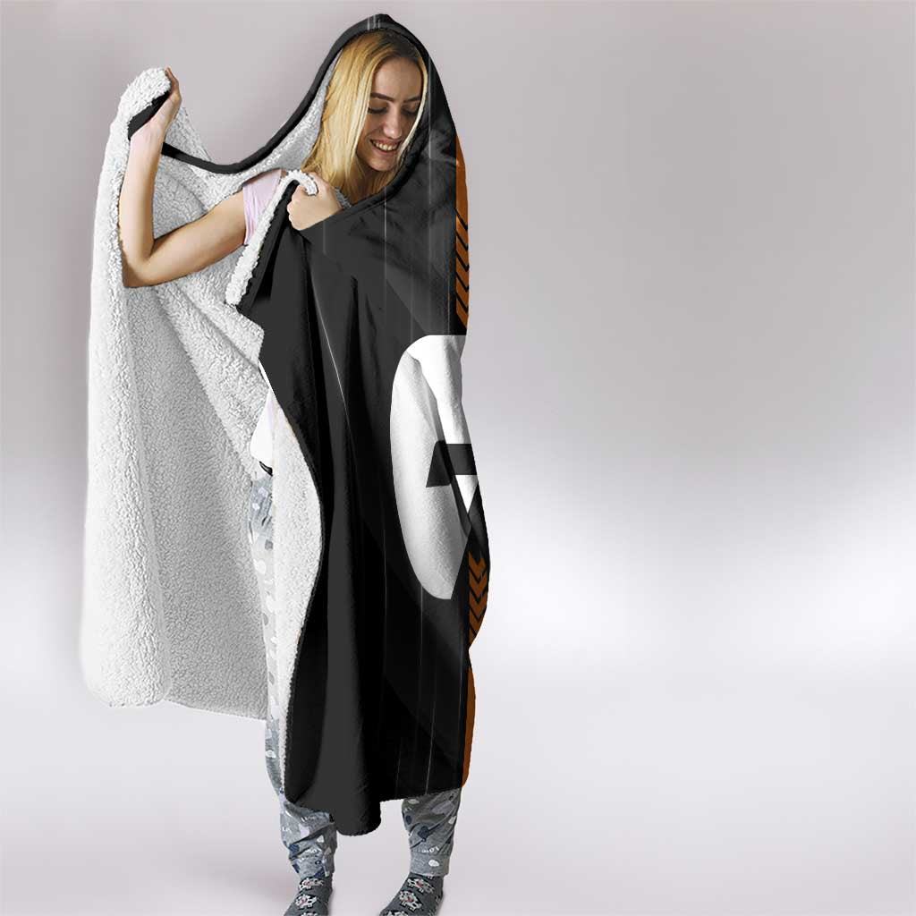 Greater Western Sydney Giants Hooded Blanket Modern Geometric Sports Graphic Style