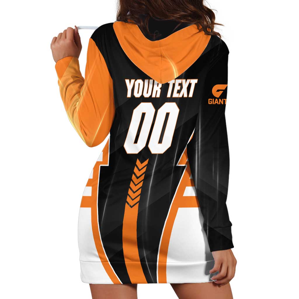 Personalized Greater Western Sydney Giants Hoodie Dress Modern Geometric Sports Graphic Style
