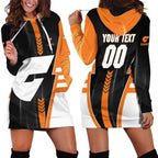 Personalized Greater Western Sydney Giants Hoodie Dress Modern Geometric Sports Graphic Style