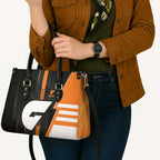 Greater Western Sydney Giants Leather Bag Modern Geometric Sports Graphic Style