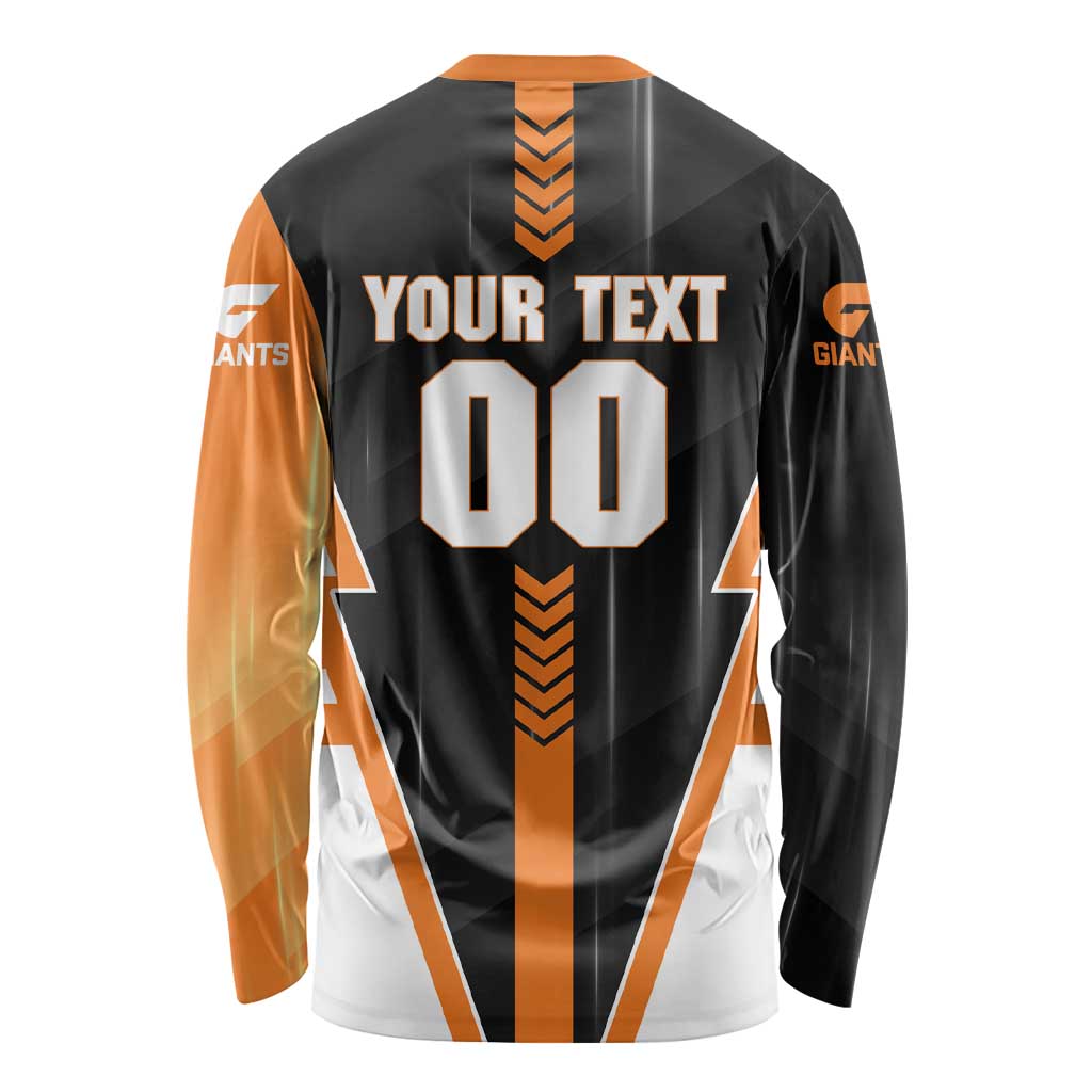 Personalized Greater Western Sydney Giants Long Sleeve Shirt Modern Geometric Sports Graphic Style