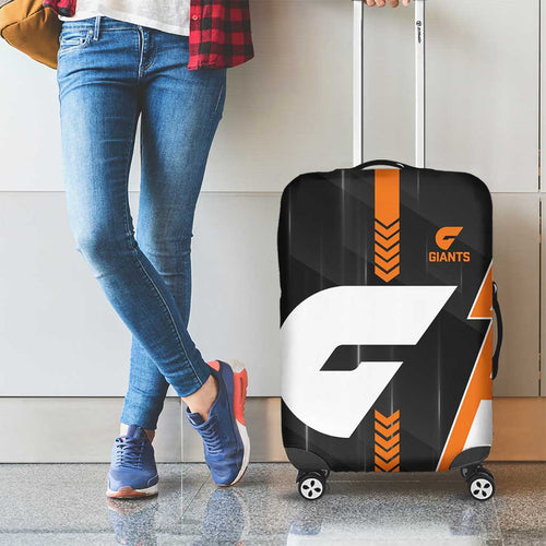 Greater Western Sydney Giants Luggage Cover Modern Geometric Sports Graphic Style