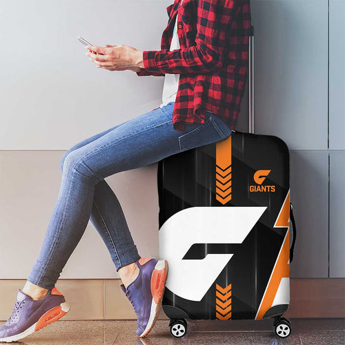 Greater Western Sydney Giants Luggage Cover Modern Geometric Sports Graphic Style