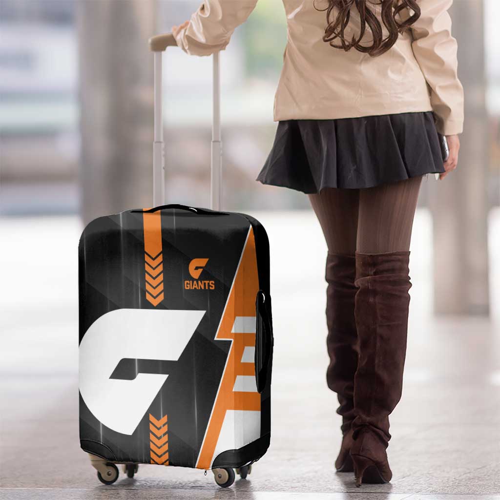 Greater Western Sydney Giants Luggage Cover Modern Geometric Sports Graphic Style