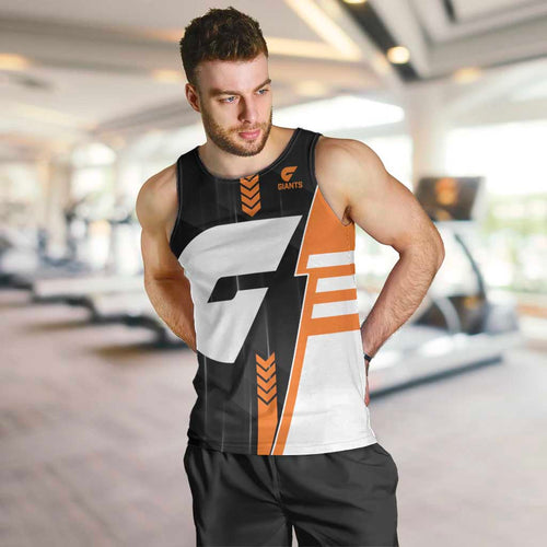Personalized Greater Western Sydney Giants Men Tank Top Modern Geometric Sports Graphic Style