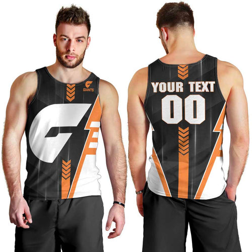 Personalized Greater Western Sydney Giants Men Tank Top Modern Geometric Sports Graphic Style