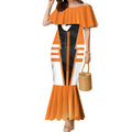 Personalized Greater Western Sydney Giants Mermaid Dress Modern Geometric Sports Graphic Style