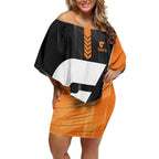 Personalized Greater Western Sydney Giants Off Shoulder Short Dress Modern Geometric Sports Graphic Style