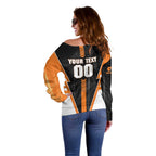 Personalized Greater Western Sydney Giants Off Shoulder Sweater Modern Geometric Sports Graphic Style