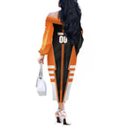 Personalized Greater Western Sydney Giants Off The Shoulder Long Sleeve Dress Modern Geometric Sports Graphic Style