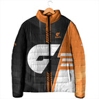 Personalized Greater Western Sydney Giants Padded Jacket Modern Geometric Sports Graphic Style