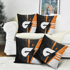 Greater Western Sydney Giants Pillow Cover Modern Geometric Sports Graphic Style